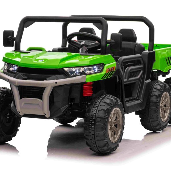 Children's Jeep Transporter 24 volt green